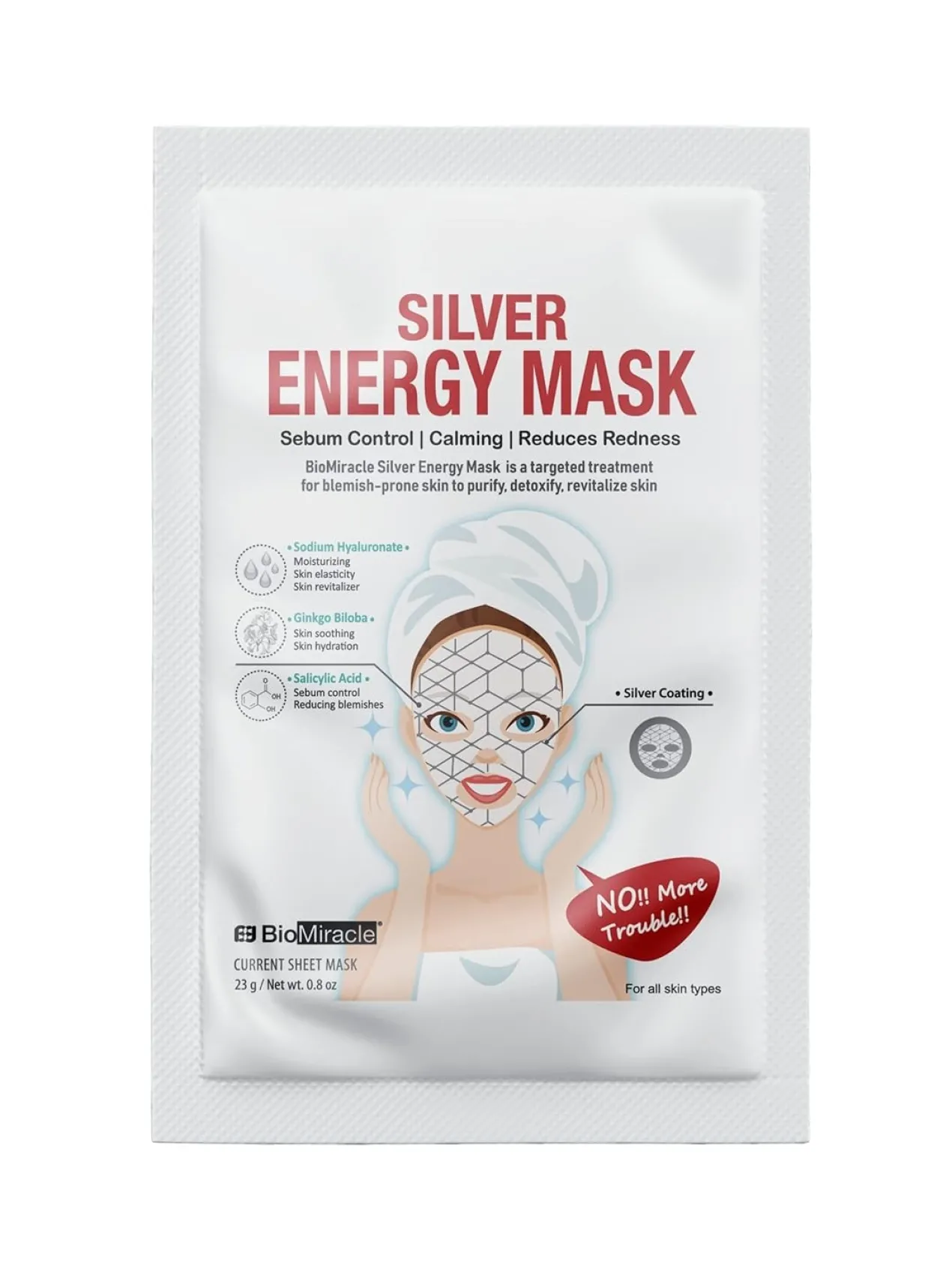 Silver Energy Mask