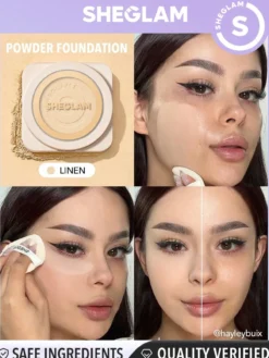 Skin-Focus Base de Maquillaje en Polvo Alta Cobertura