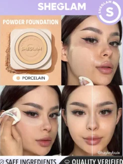 Skin-Focus Base de Maquillaje en Polvo Alta Cobertura