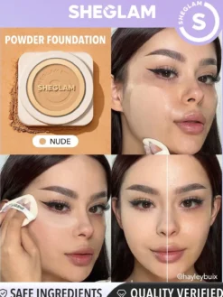 Skin-Focus Base de Maquillaje en Polvo Alta Cobertura