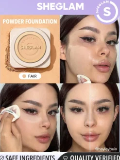 Skin-Focus Base de Maquillaje en Polvo Alta Cobertura