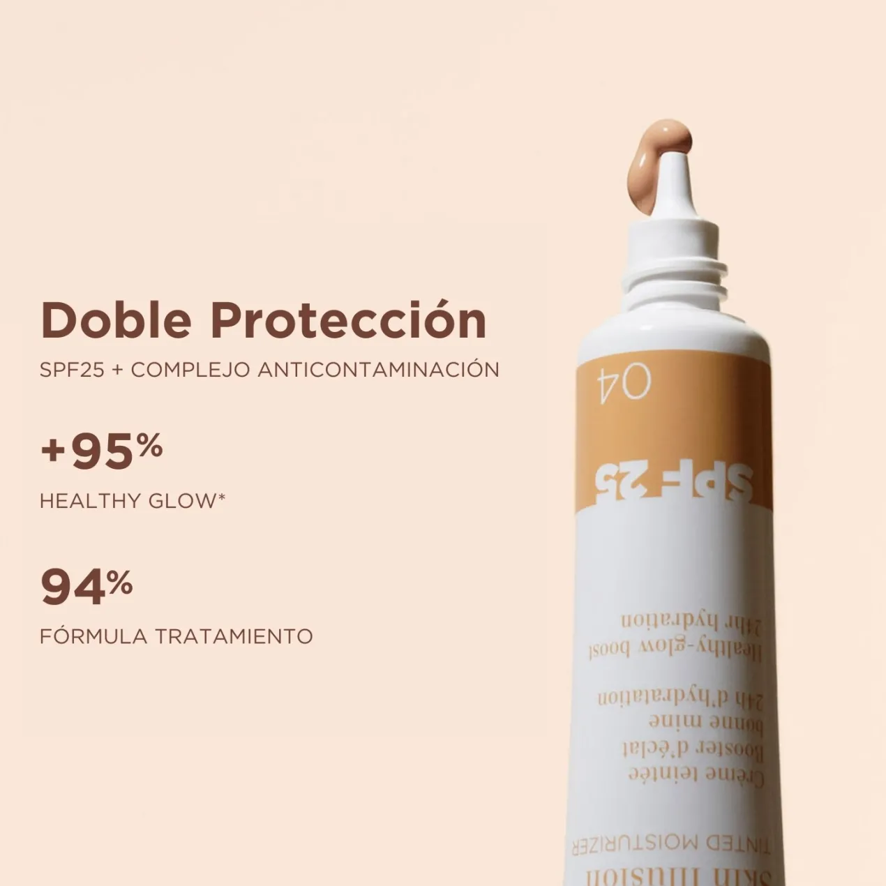 Skin Illusion Tinted Moisturizer SPF25 Crema Hidratante con Color