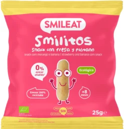 Smilitos Fresa y Plátano Ecológico