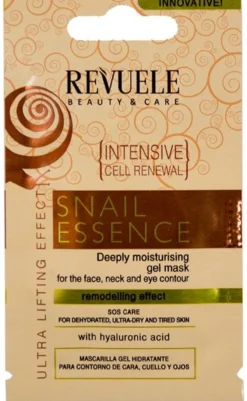 Snail Essence Mascarilla Gel Hidratante Rostro y Cuello