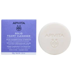 Solid Foamy Cleanser Limpiador y Desmaquillante Sólido para Rostro y Ojos