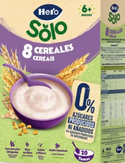 Solo Papilla 8 Cereales +6 Meses