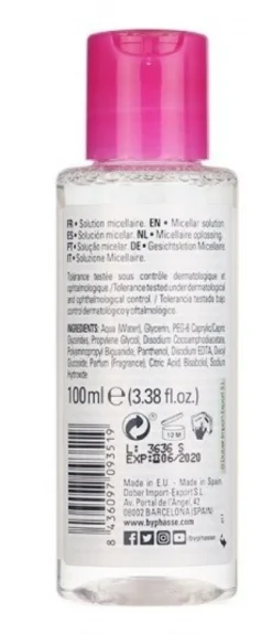 Solución Micelar Desmaquillante Piel Sensible