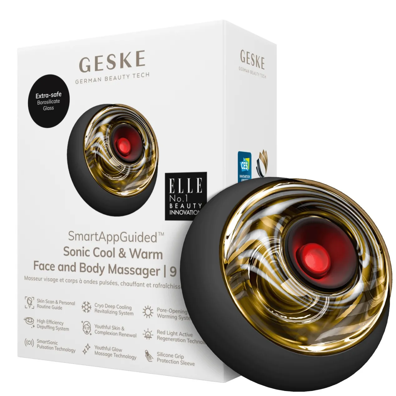 Sonic Cool & Warm Face and Body Massager 9 in 1