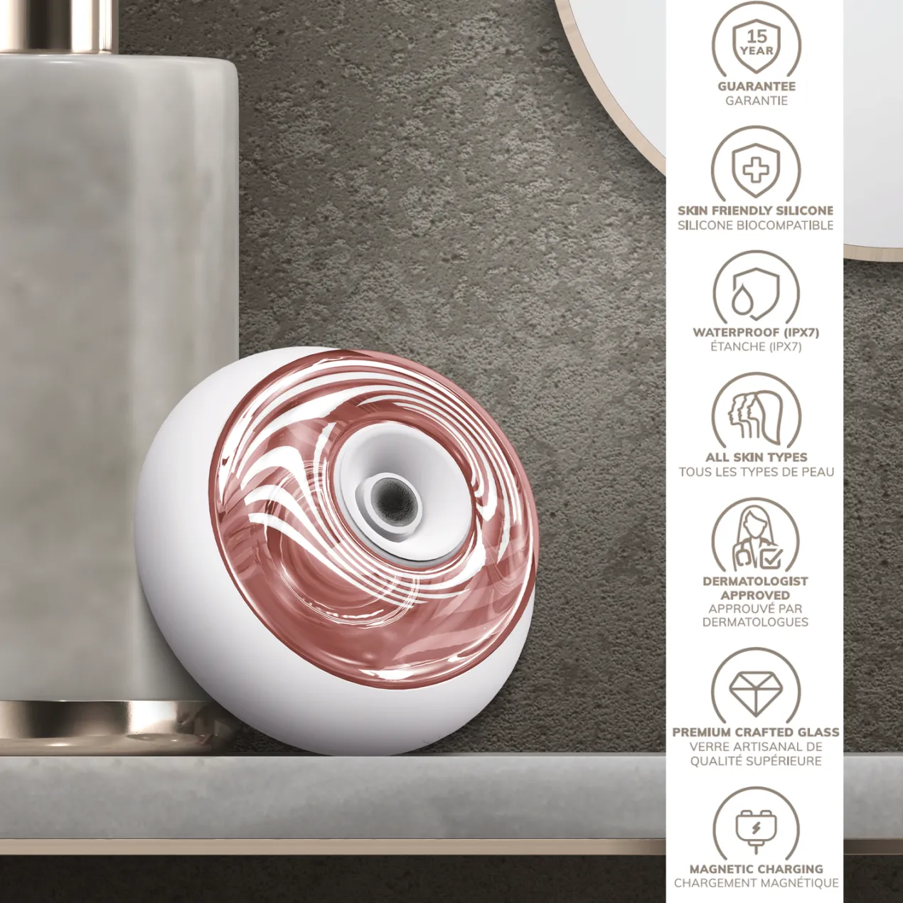 Sonic Cool & Warm Face and Body Massager 9 in 1