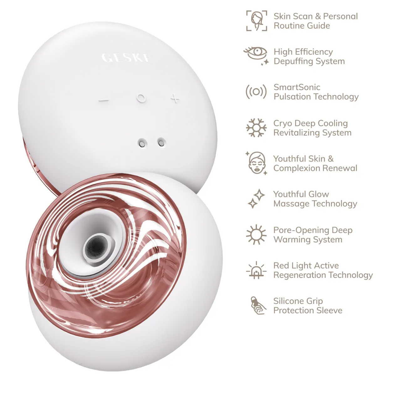 Sonic Cool & Warm Face and Body Massager 9 in 1
