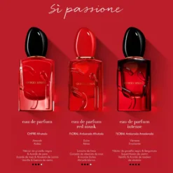Sì Passione Red Musk Perfume para Mujer