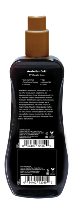 Spray Gel Bronceador SPF6