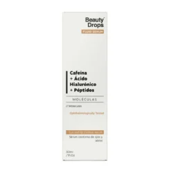 Sérum Contorno de Ojos y Labios con Cafeína + Ácido Hialurónico + Péptidos