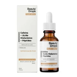 Sérum Contorno de Ojos y Labios con Cafeína + Ácido Hialurónico + Péptidos