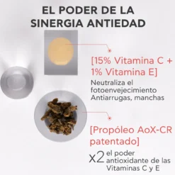Sérum Corrector C15 Propóleo Antioxidante, Antiarrugas e Iluminador