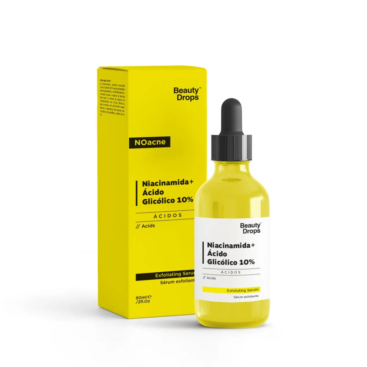 sérum Exfoliante Niacinamida + Ácido Glicólico 10%