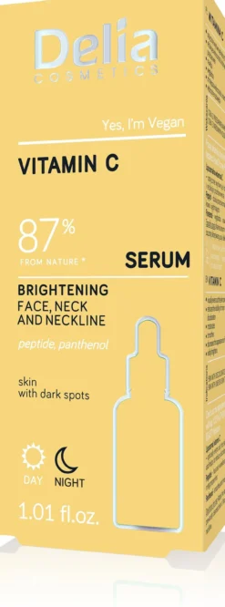 Sérum Iluminador Vitamina C para Rostro, Cuello y Escote
