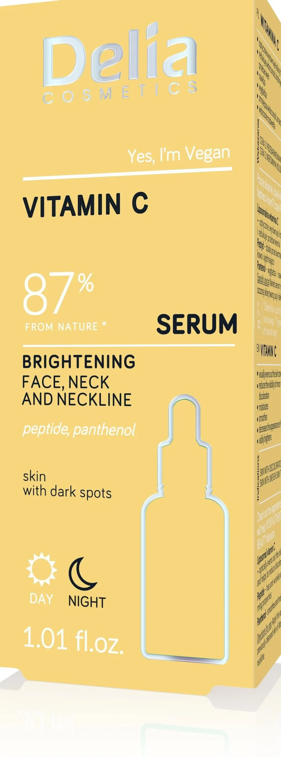 Sérum Iluminador Vitamina C para Rostro, Cuello y Escote