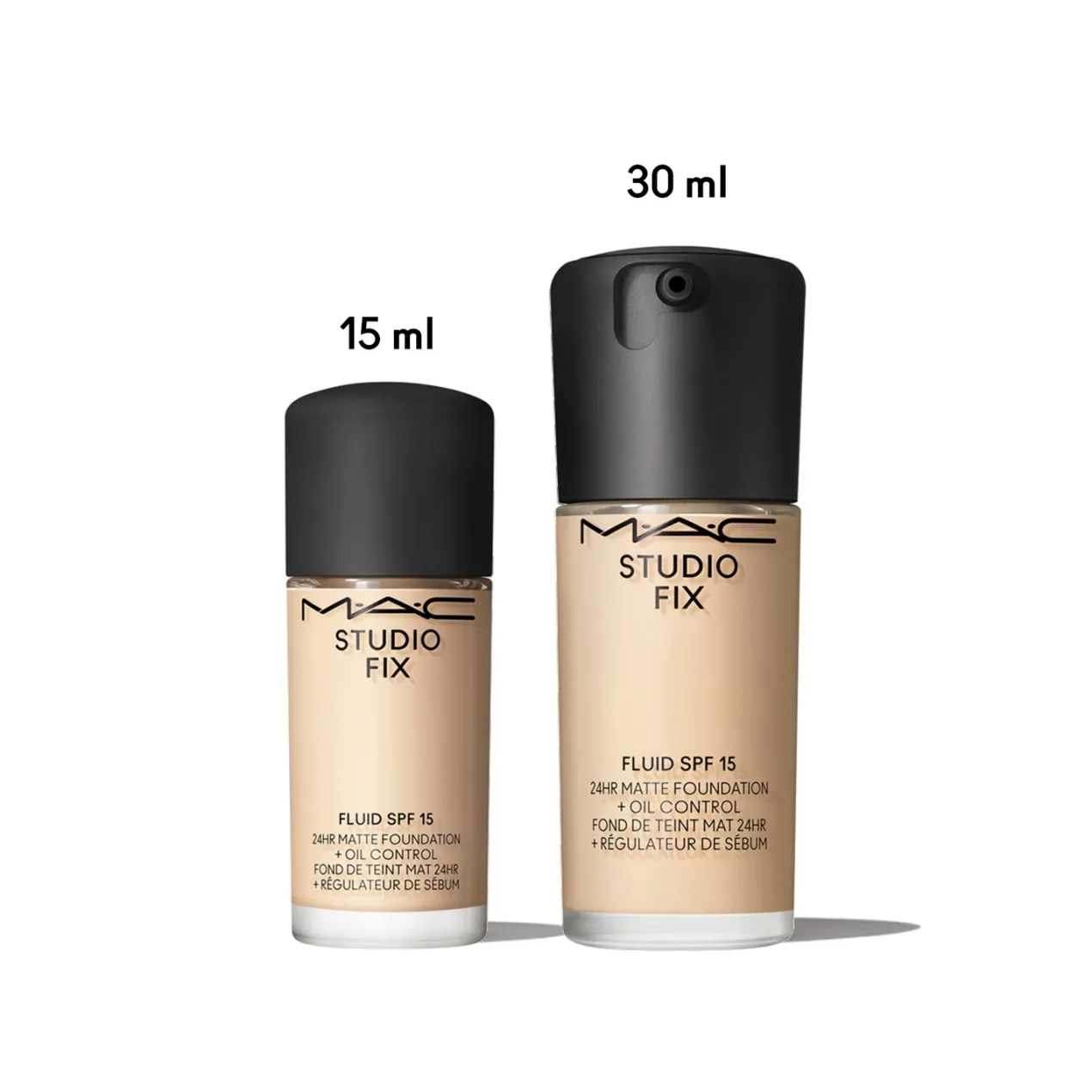 Studio Fix Mini Base de Maquillaje Mate Fluid SPF15 Control de Grasa y Brillos