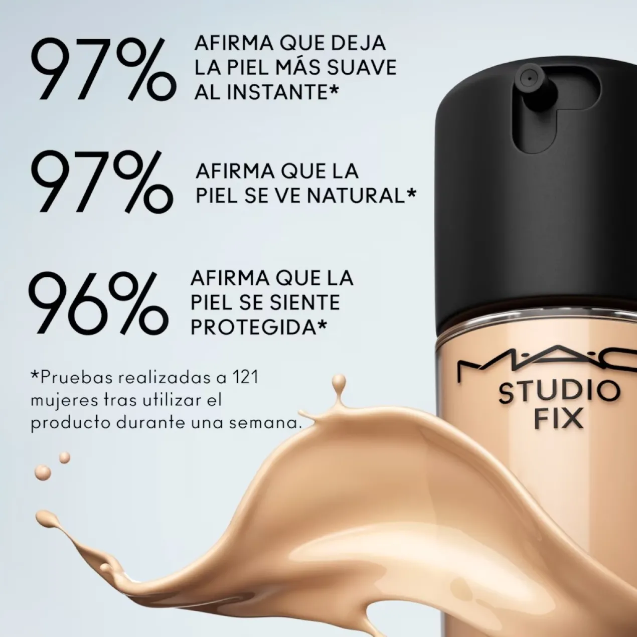 Studio Fix Mini Base de Maquillaje Mate Fluid SPF15 Control de Grasa y Brillos