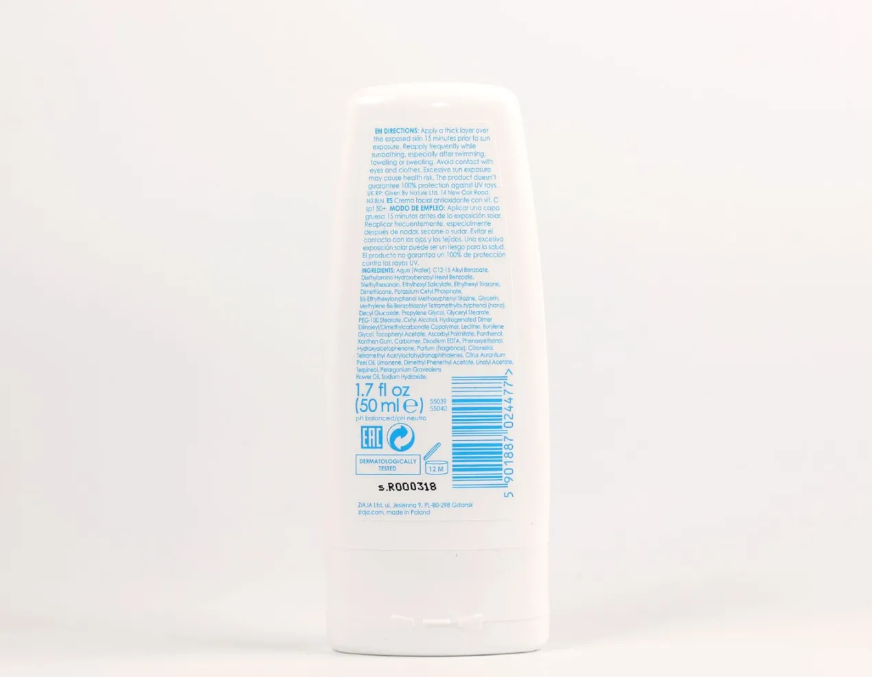 Sun Crema Facial Antioxidante Fp-50