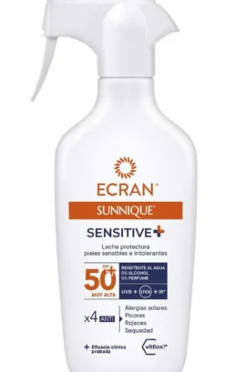 Sunnique Sensitive+ Leche Protectora Piel Sensible SPF 50+