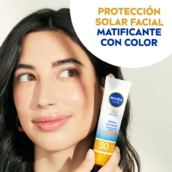 Sun Protección Facial Control de Brillos Color
