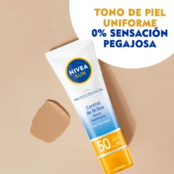 Sun Protección Facial Control de Brillos Color