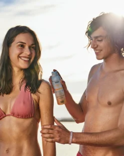 Sun Spray Wet Skin