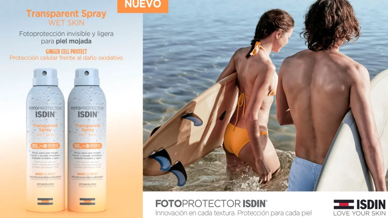 Sun Spray Wet Skin