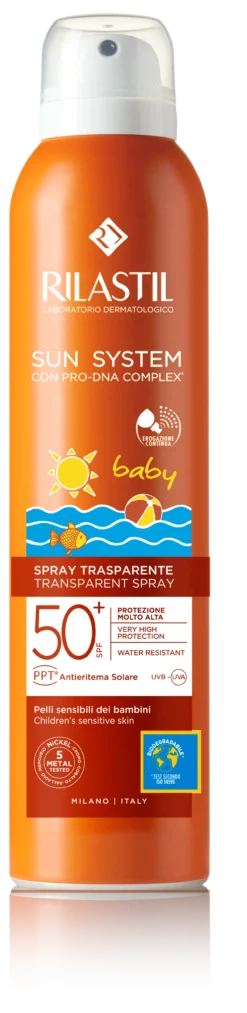 Sun System Baby Spray Fotoprotector Transparente SPF50+