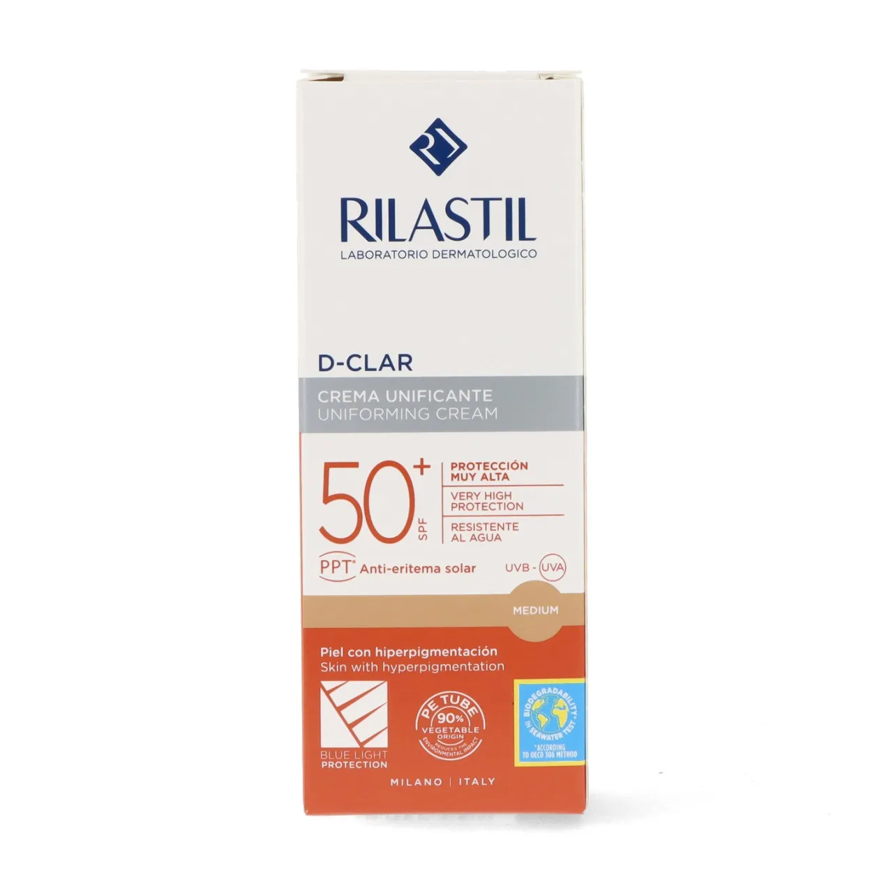 Sun System D-Clear Medium Fotoprotector Anti-Manchas SPF50+