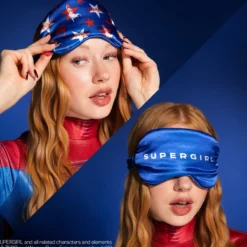 Supergirl™ Satin Dream Mask Antifaz Reversible