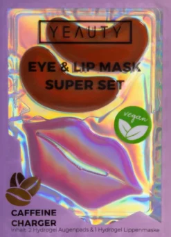 Super Set Mascarilla para Ojos y Labios Caffeine Charger
