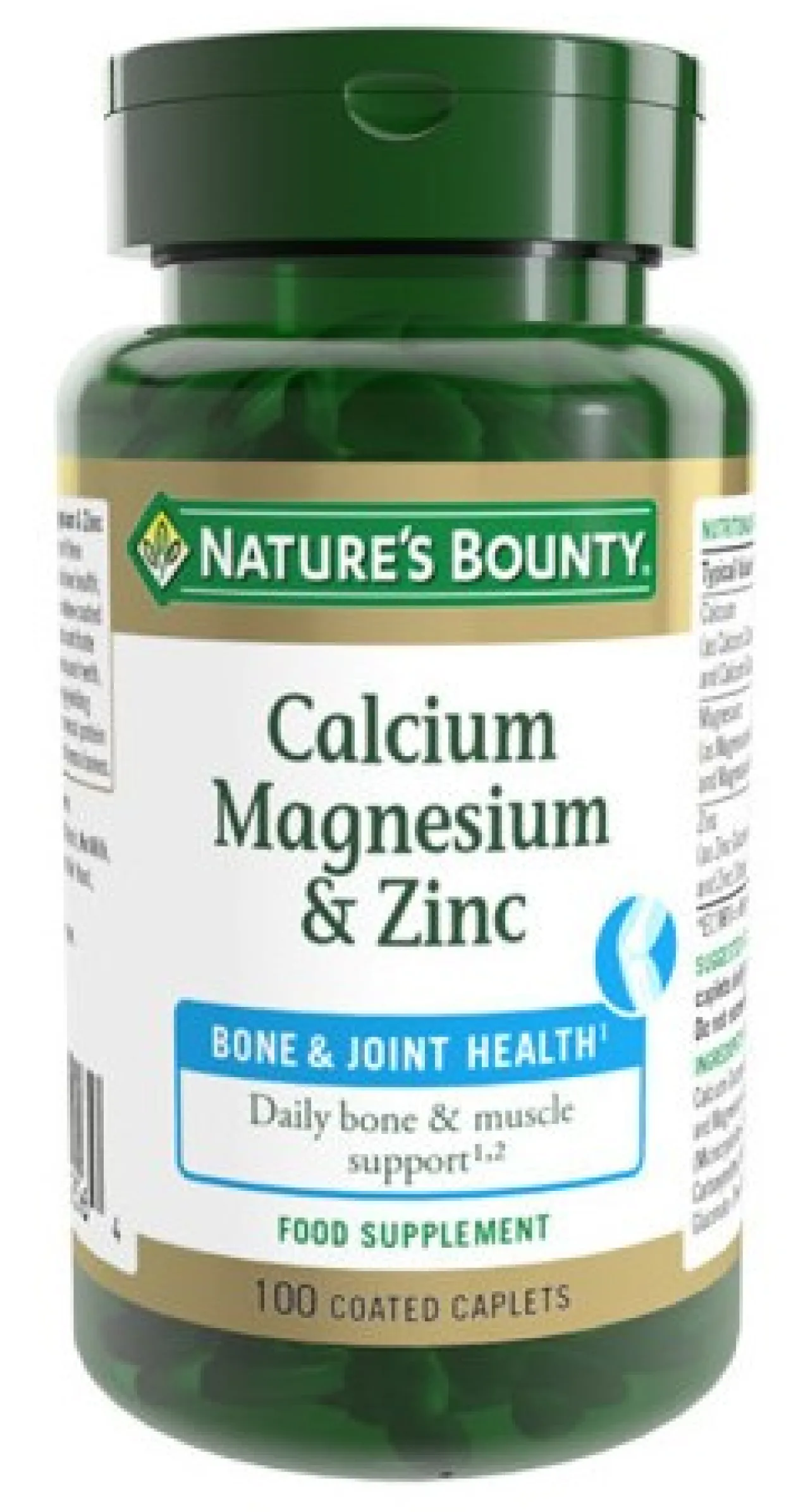 Suplemento Alimenticio Calcio, Magnesio & Zinc