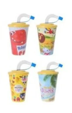 Taza Con Pajita