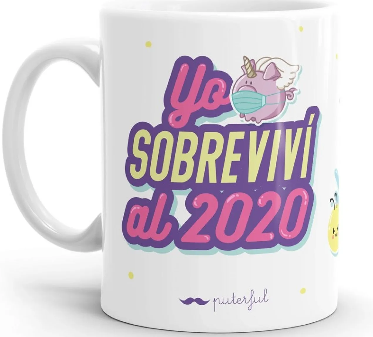 Taza Yo Sobreviví al 2020