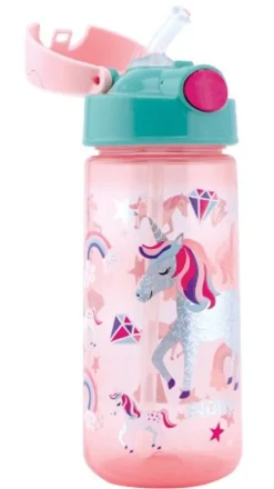 Taza Brillo con Pajita Unicornio