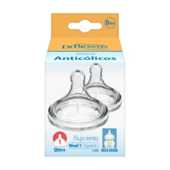 Tetina Options+ Nivel 1 Boca Ancha +0 Meses