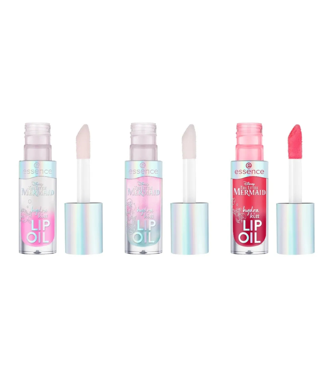 The Little Mermaid Trío de aceites labiales Hydra Kiss