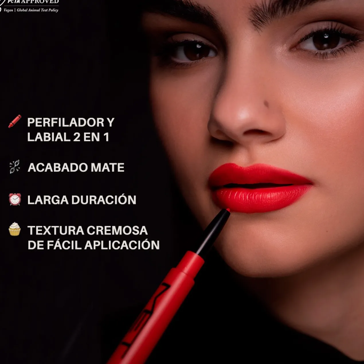 The Perfect Lip Duo Labial y Delineador de Labios 2 en 1