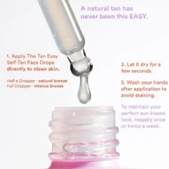 The Tan Easy Self Tan Face Drops Bronceador Facial