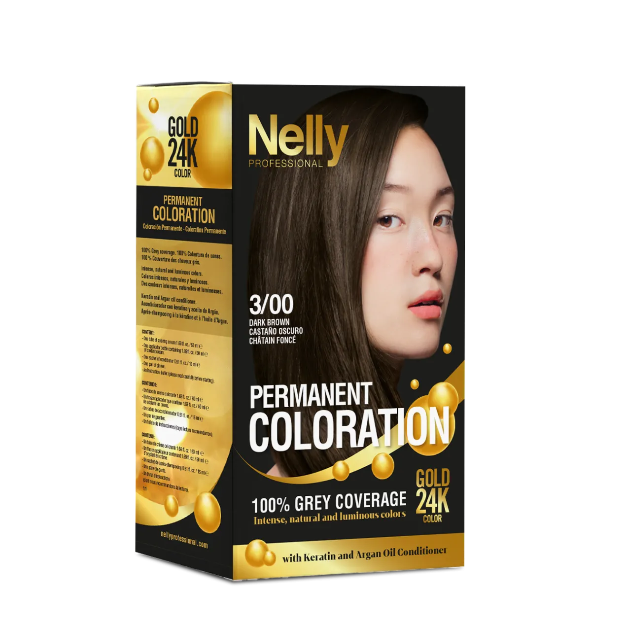 Tinte Gold 24K Permanet Coloration
