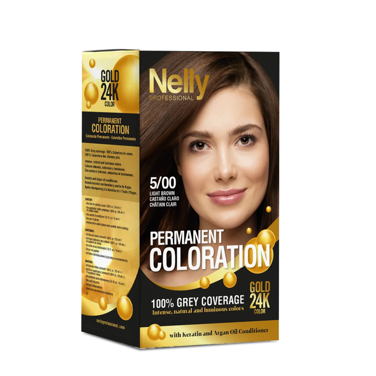 Tinte Gold 24K Permanet Coloration