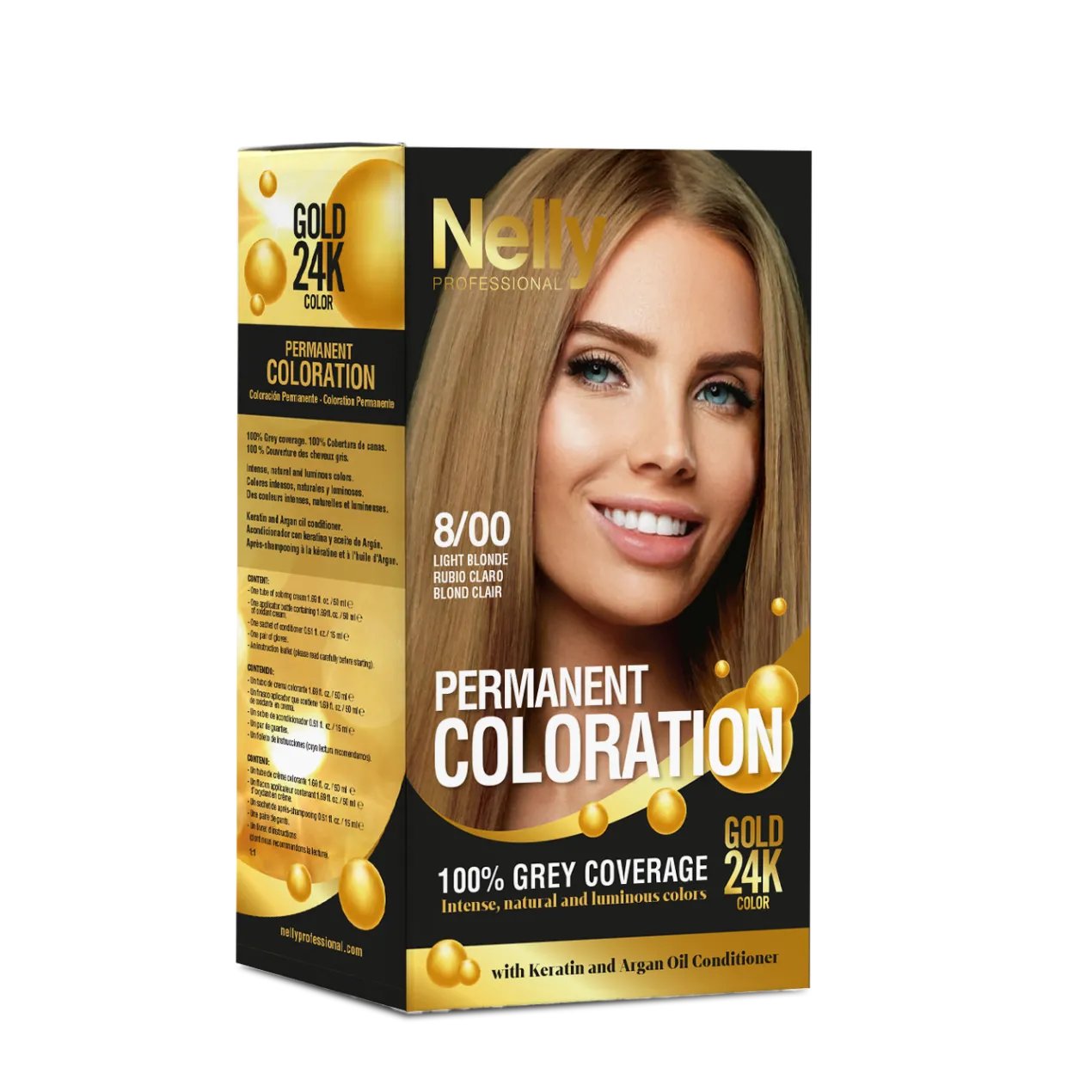 Tinte Gold 24K Permanet Coloration