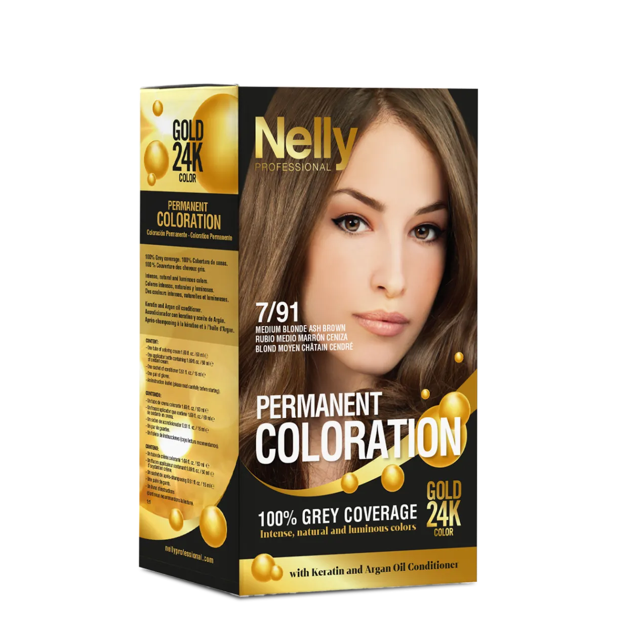 Tinte Gold 24K Permanet Coloration
