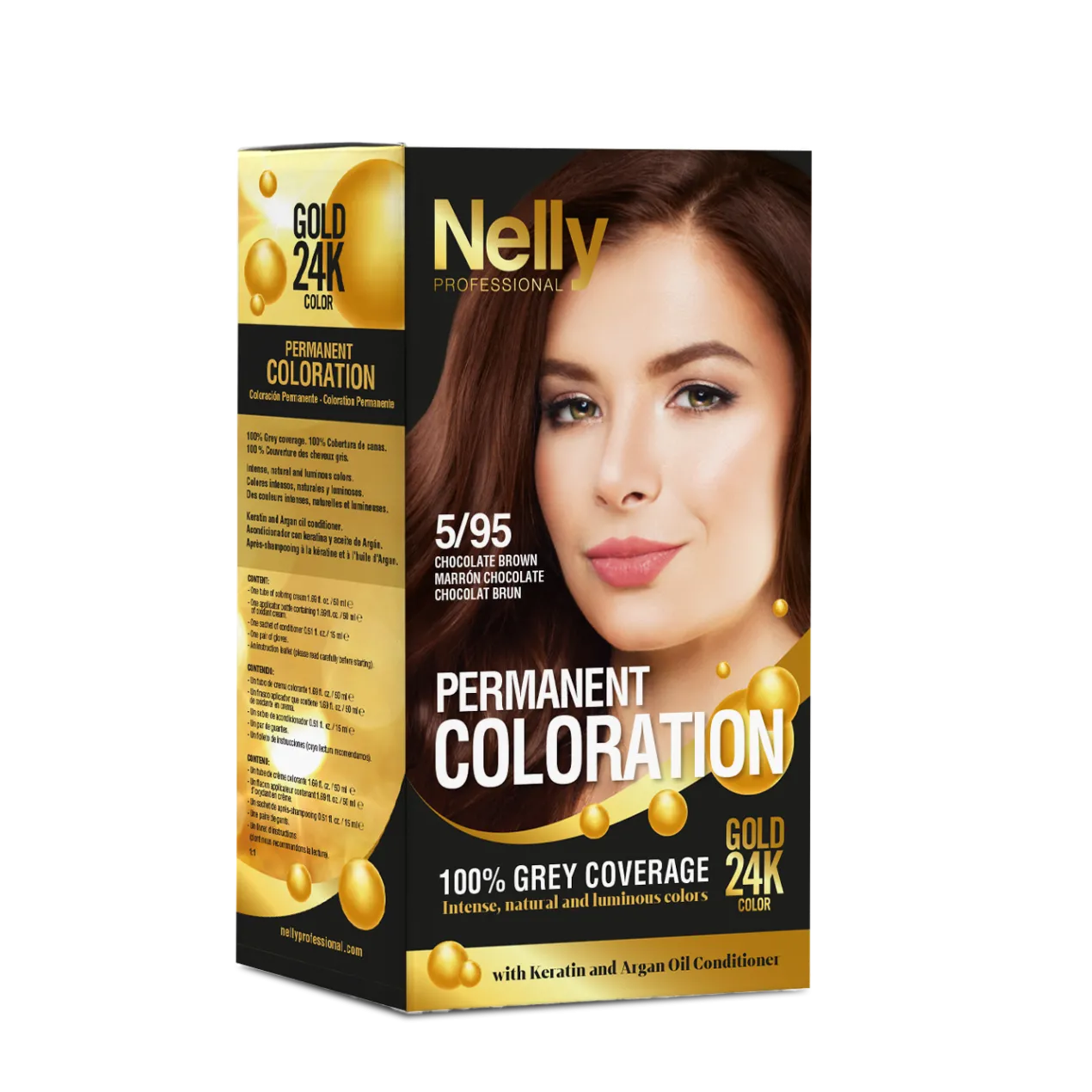 Tinte Gold 24K Permanet Coloration