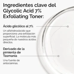Tónico Exfoliante con Ácido Glicólico al 7%