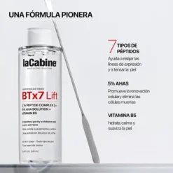 Tónico-peeling diario con AHAs y 7 péptidos BTx7 Lift