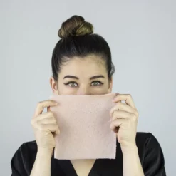 Toalla Facial Konjac Arcilla Rosa